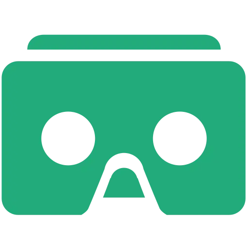 Green VR Headset Icon