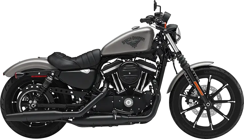 Silver and Black Motorcycle Design