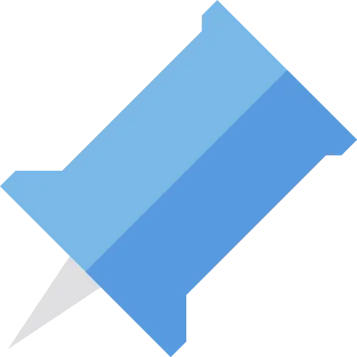Blue Push Pin for Office Use