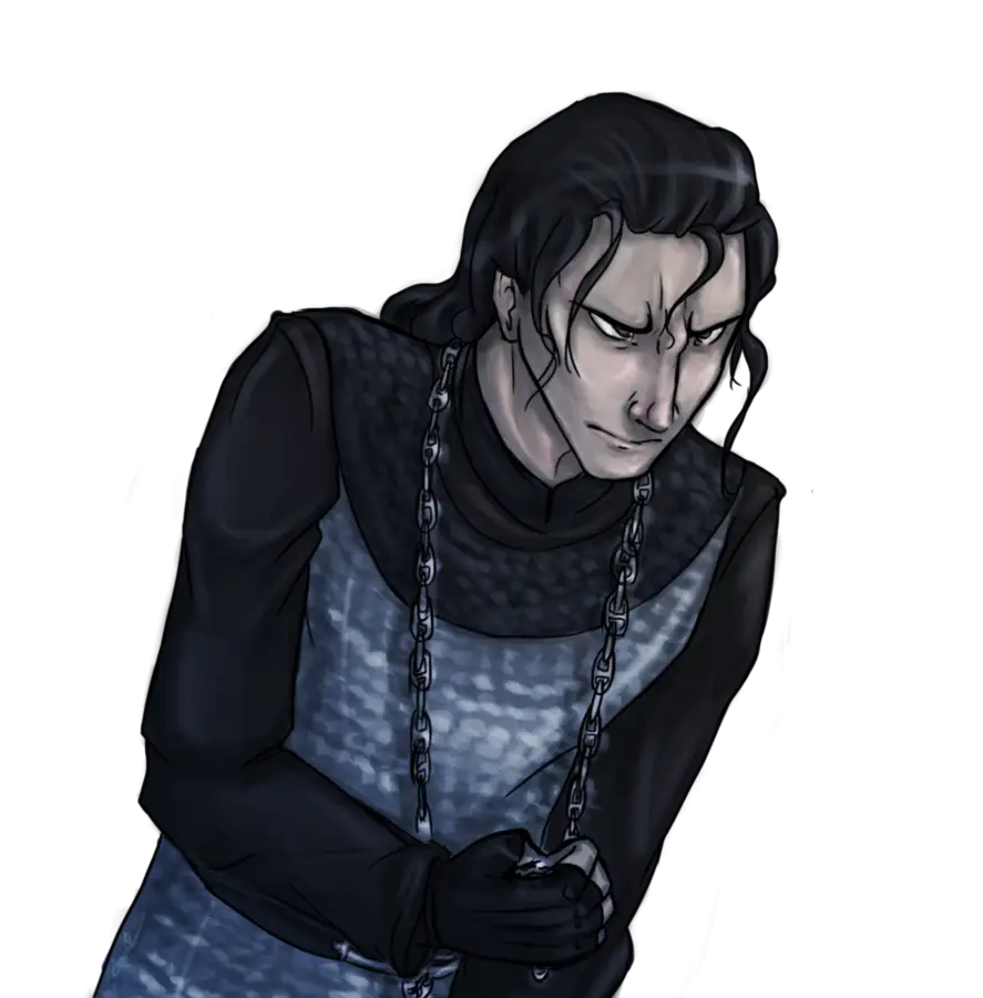 Dark Character in Chains