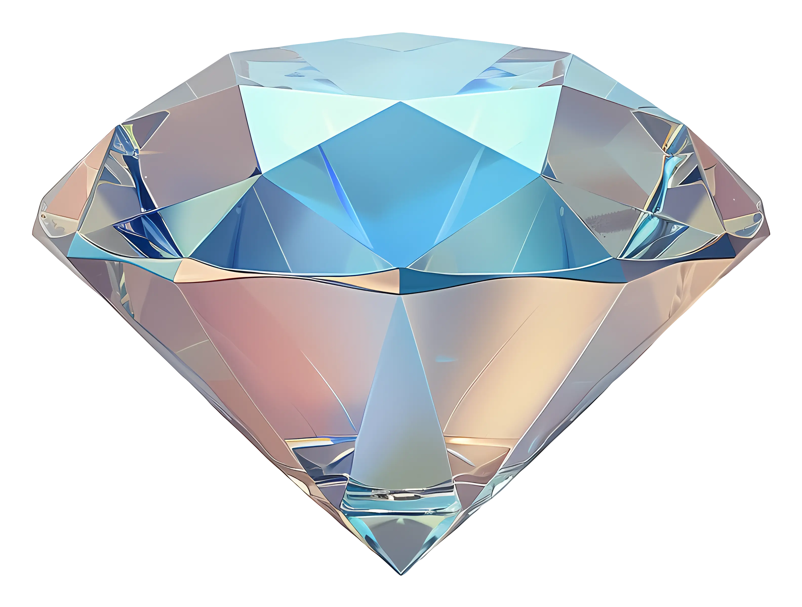 Beautiful Reflective Diamond Gemstone