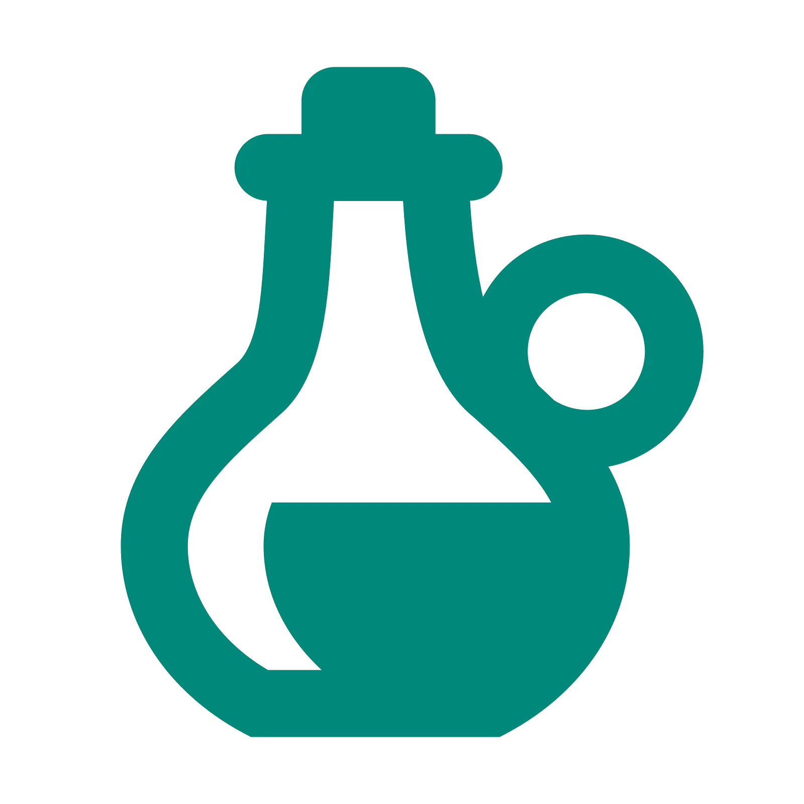 Green Oil Bottle Icon