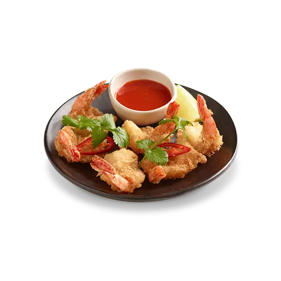 Fried Shrimp with Sauce