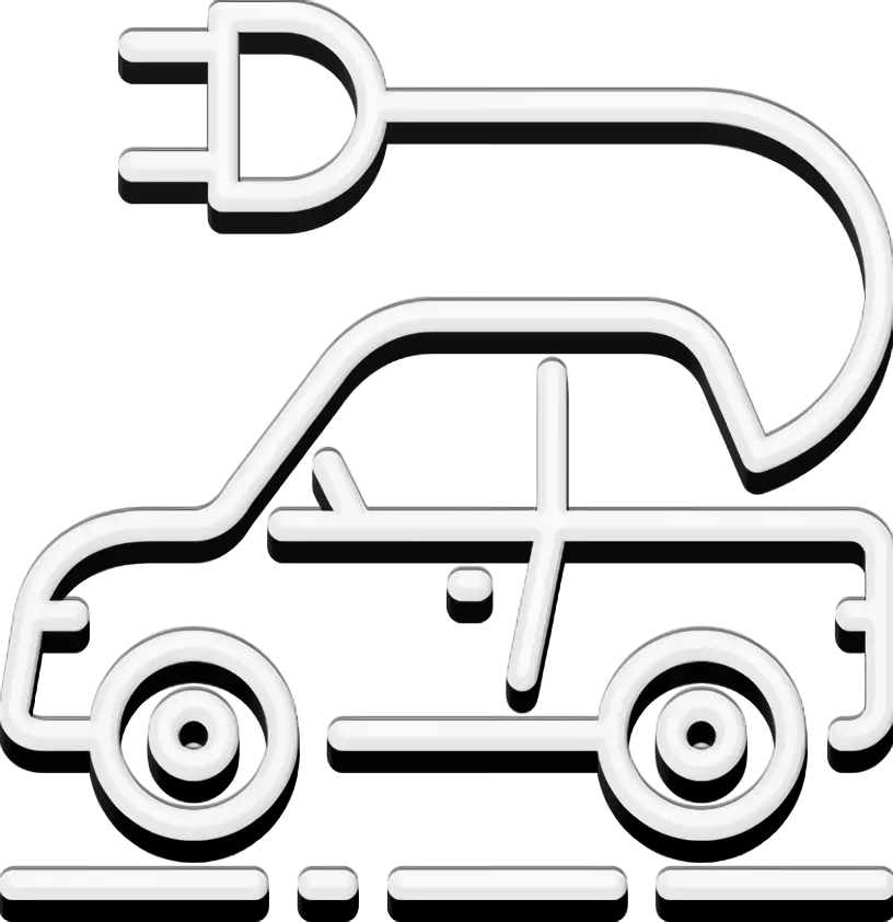 Electric Car with Plug