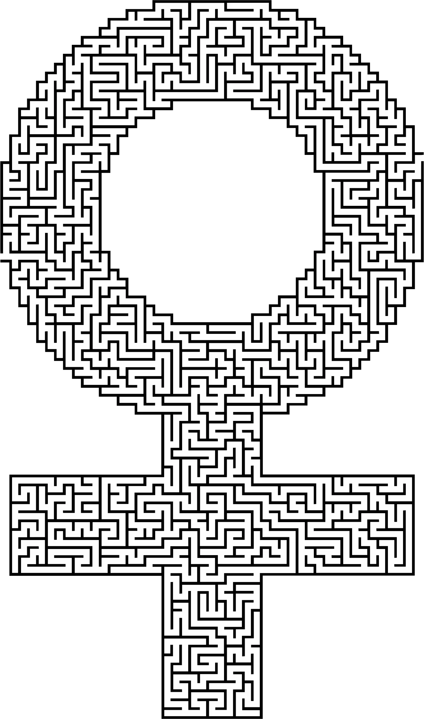 Female Symbol Maze
