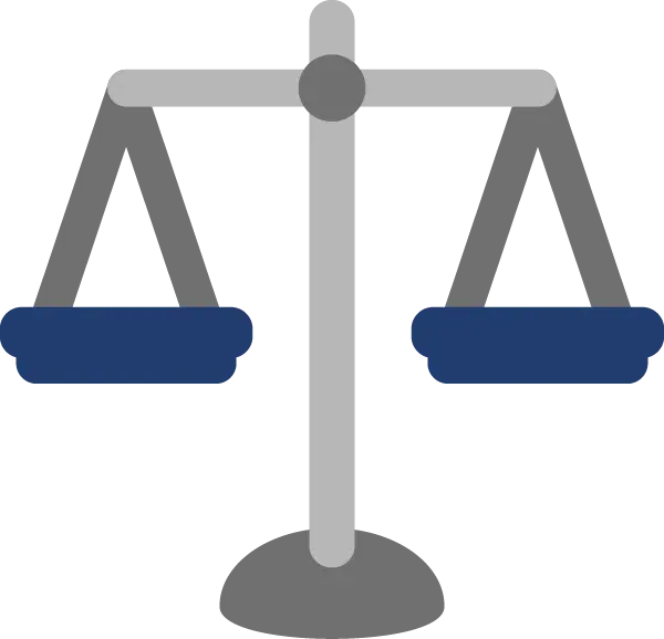 Balance Scale Illustration for Justice Concept