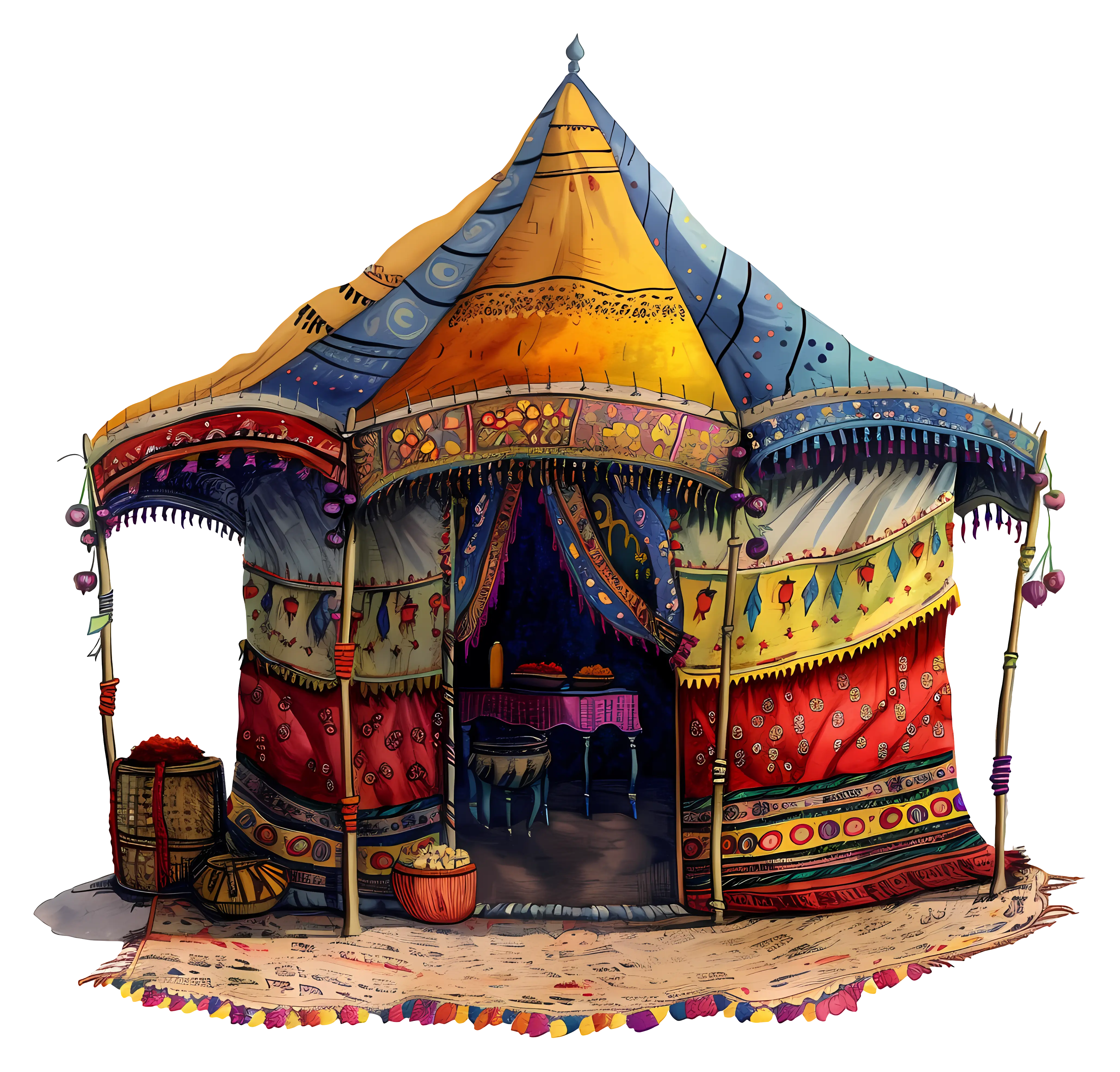 Colorful Tent