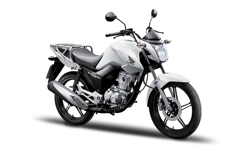 Modern White Motorcycle with Sleek Design