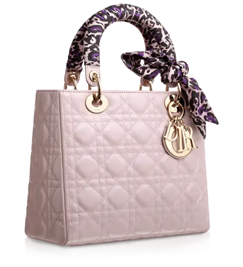 Luxury Quilted Handbag with Scarf