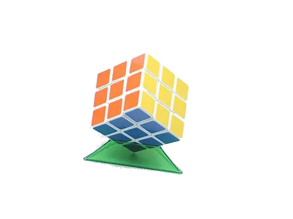 Rubik&#039;s Cube on Stand