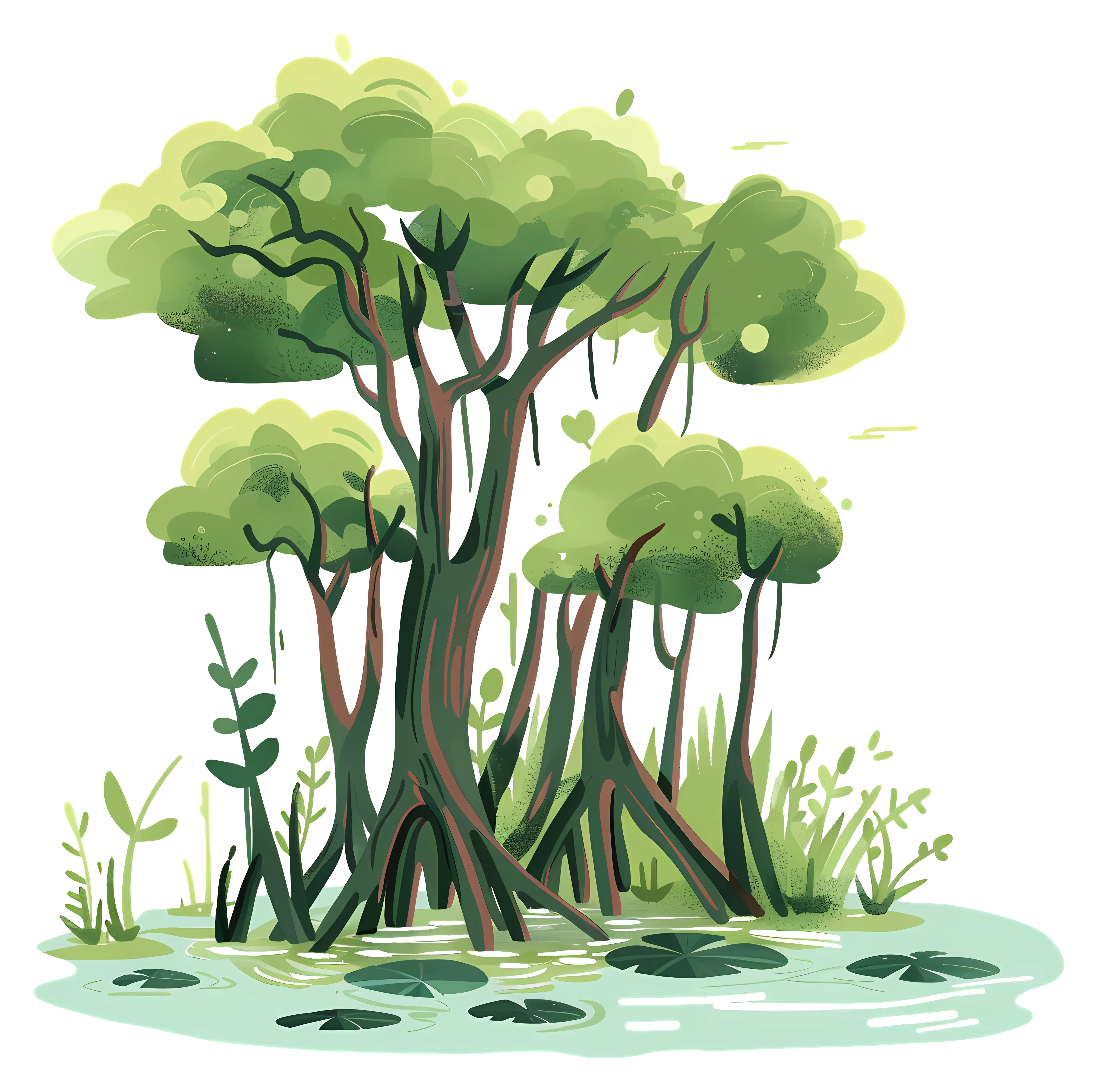 Green Tree Illustration