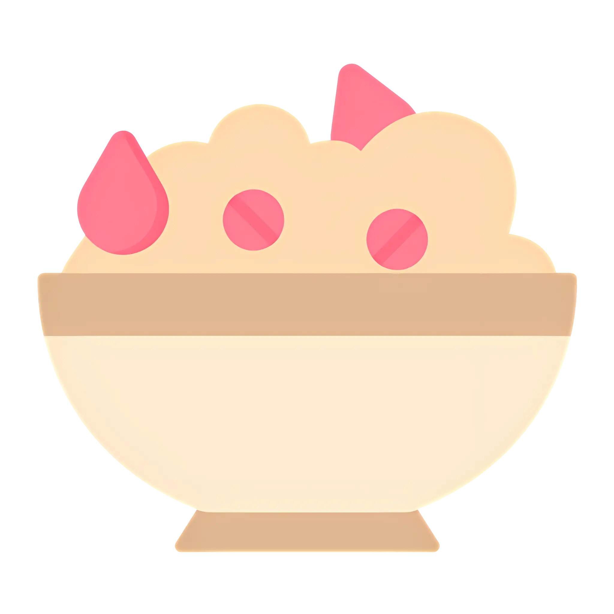 Bowl of Ice Cream with Toppings