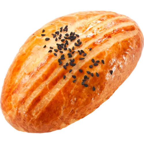 Golden Brioche Bun with Sesame Seeds