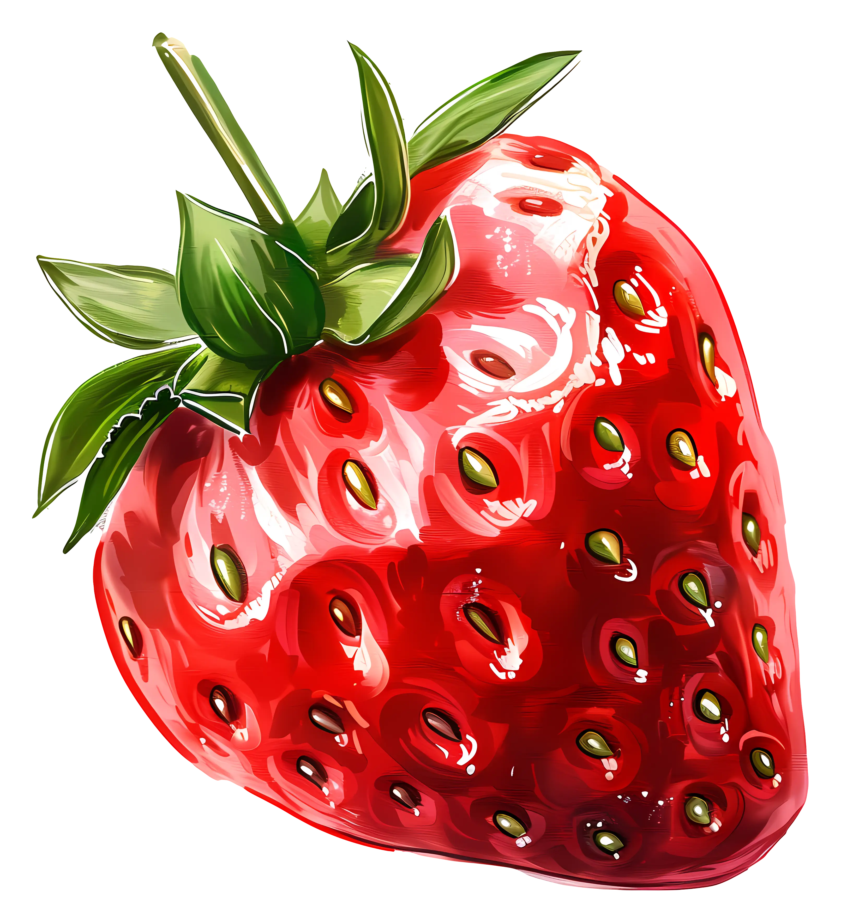 Realistic Strawberry Illustration
