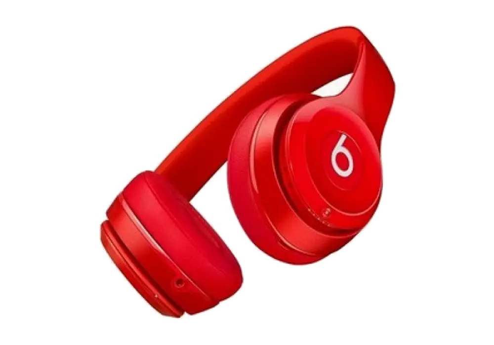Wireless Red Headphones