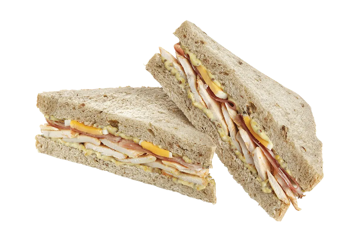 Tasty Meat and Cheese Sandwich
