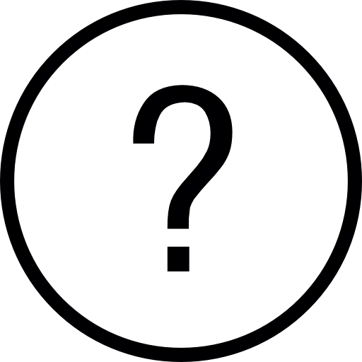 Question Mark Inside a Circle Icon