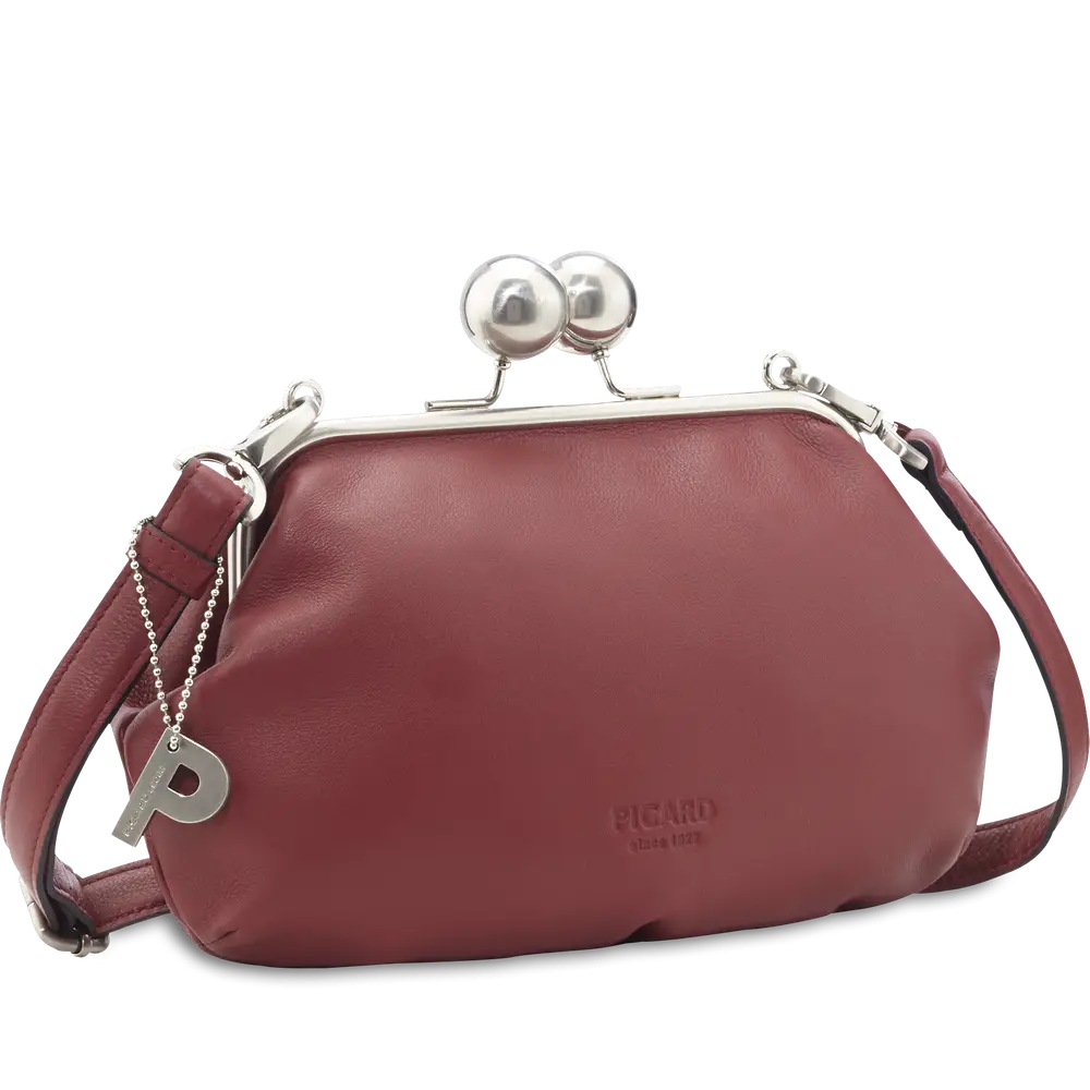 Elegant Red Leather Handbag for Women