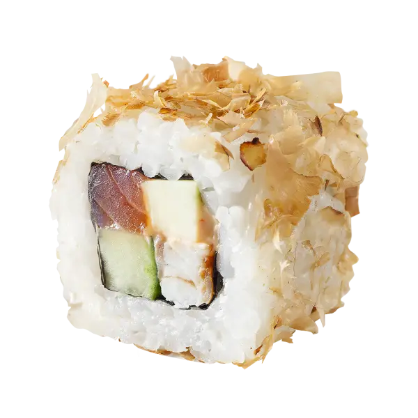 Sushi Roll with Gourmet Toppings