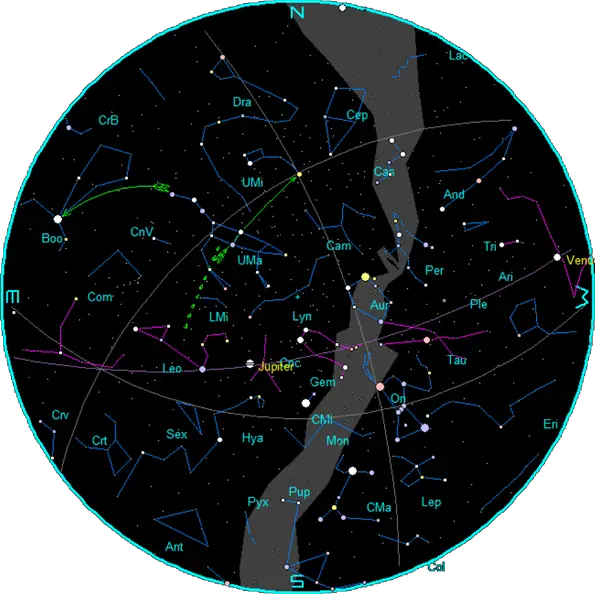 Star Map of Constellations