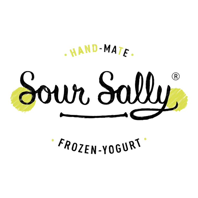 Sour Sally Frozen Yogurt Logo Design
