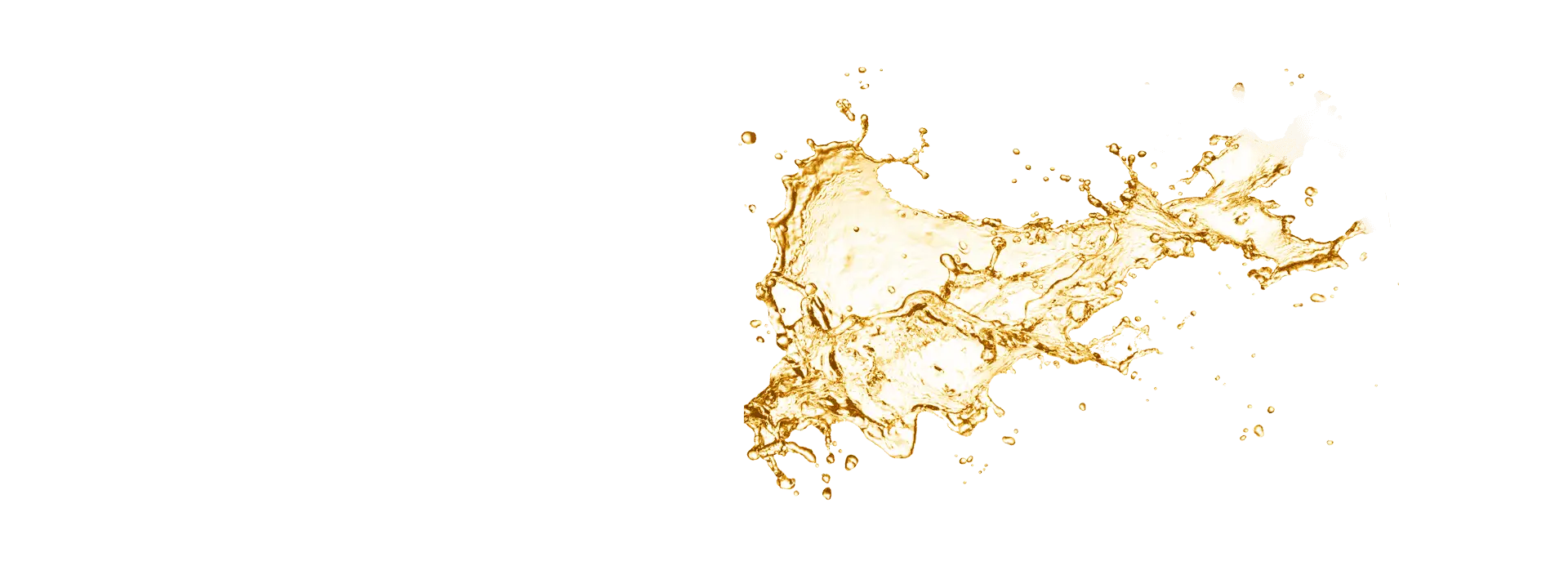 Golden Liquid Splash