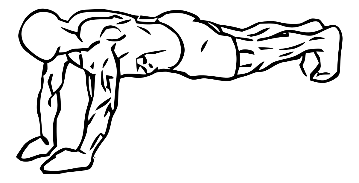 Push-up Exercise Illustration