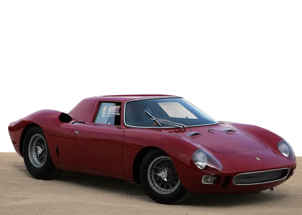 Red Vintage Sports Car for Automotive Enthusiasts