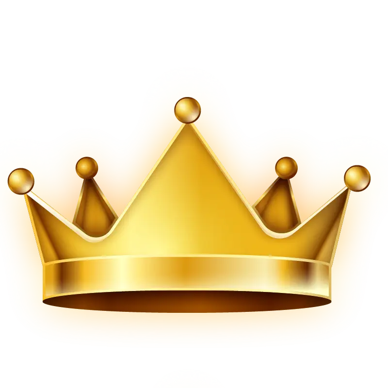 Golden Crown Illustration Representing Royalty