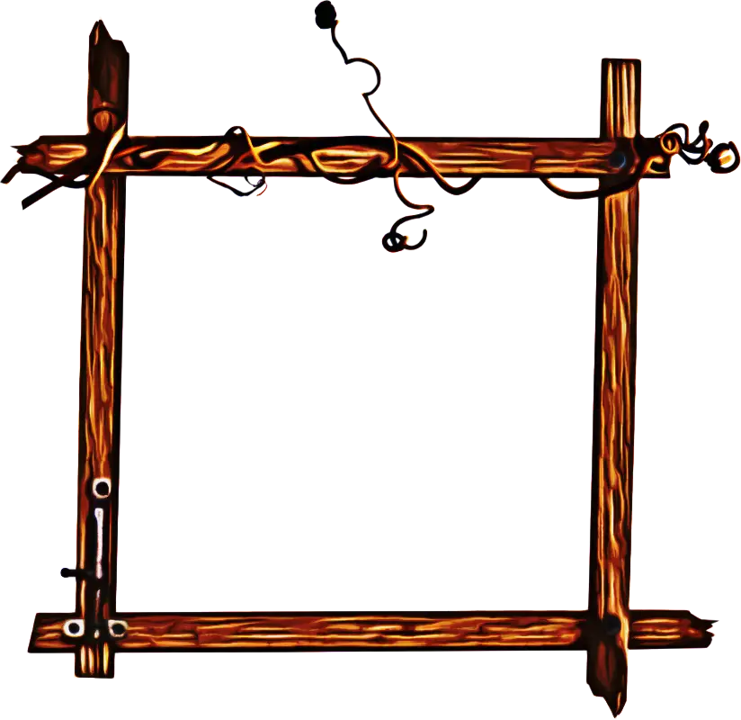 Rustic Wooden Square Frame