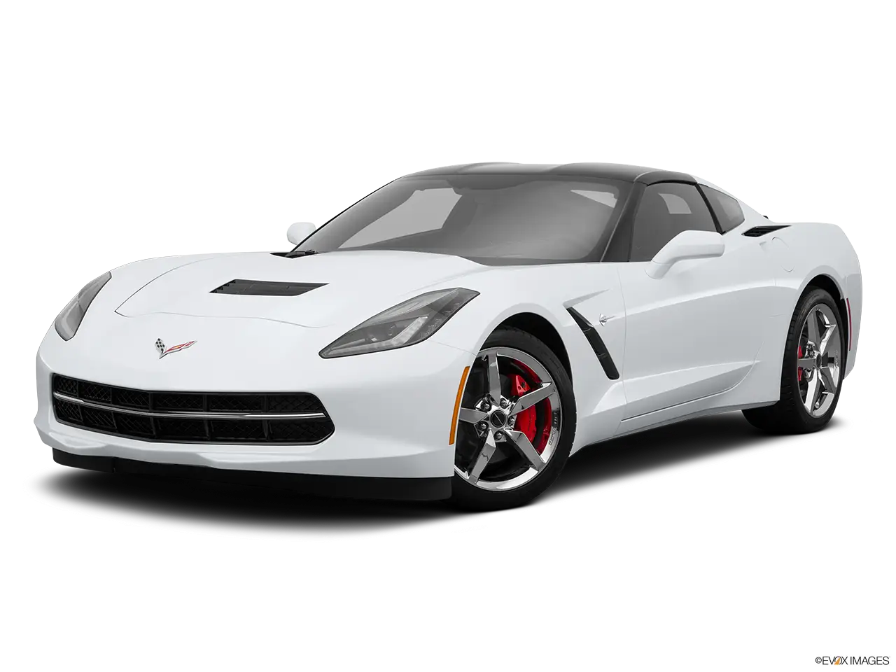 White Sports Car in Showcase