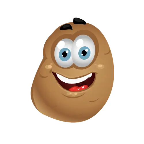 Cartoon Potato Character