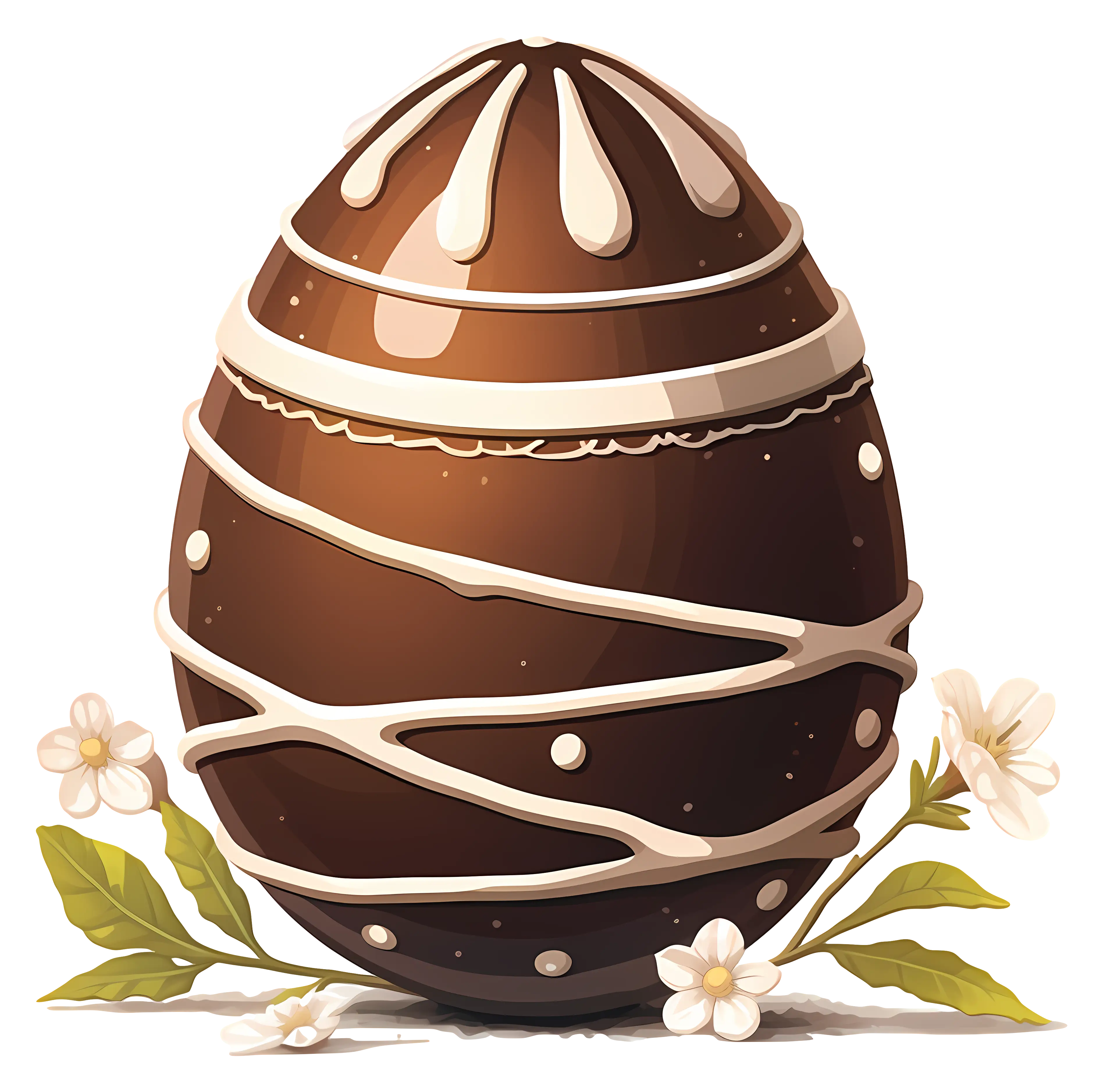 Decorated Chocolate Egg