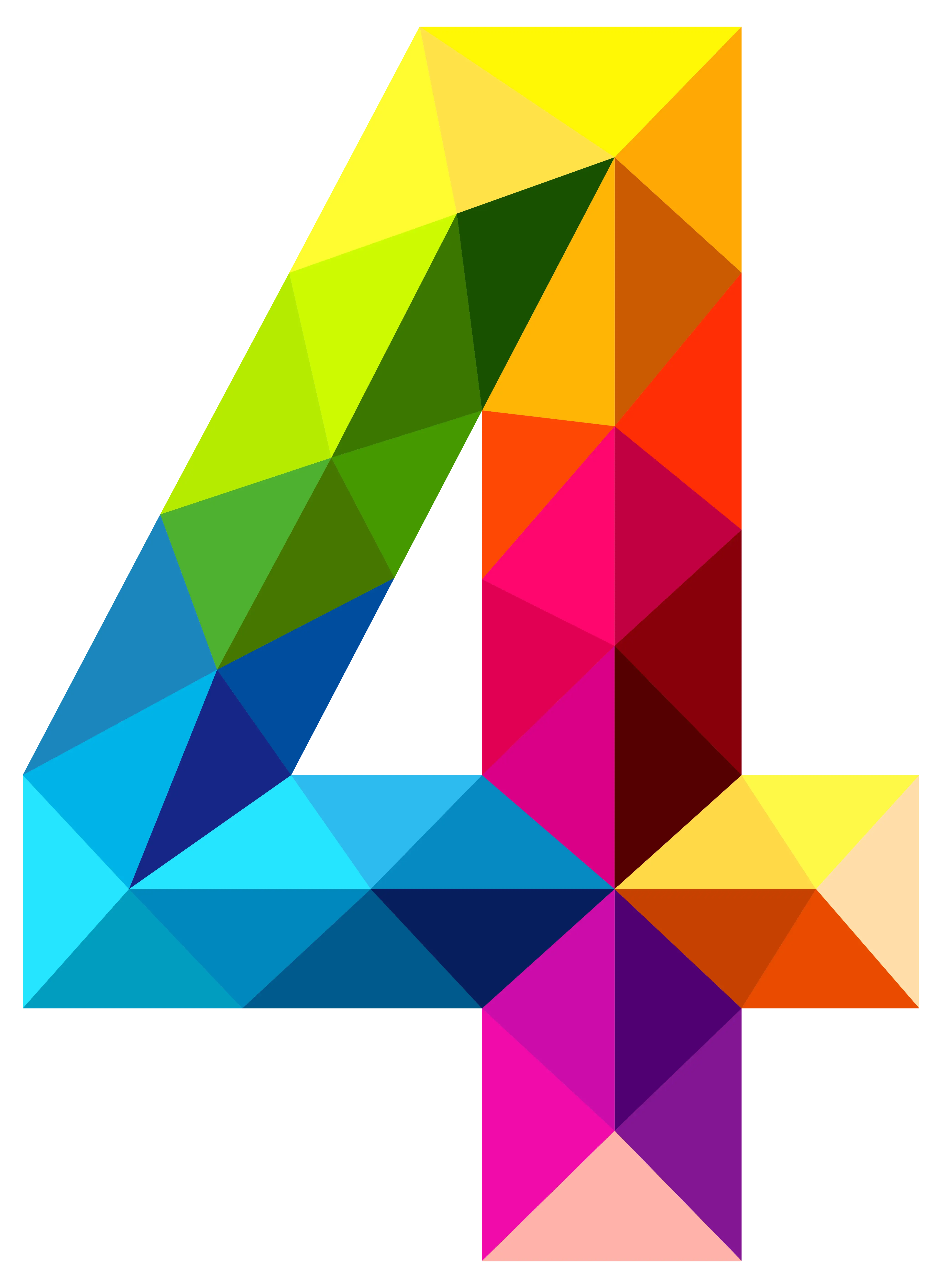 Colorful Geometric Number 4