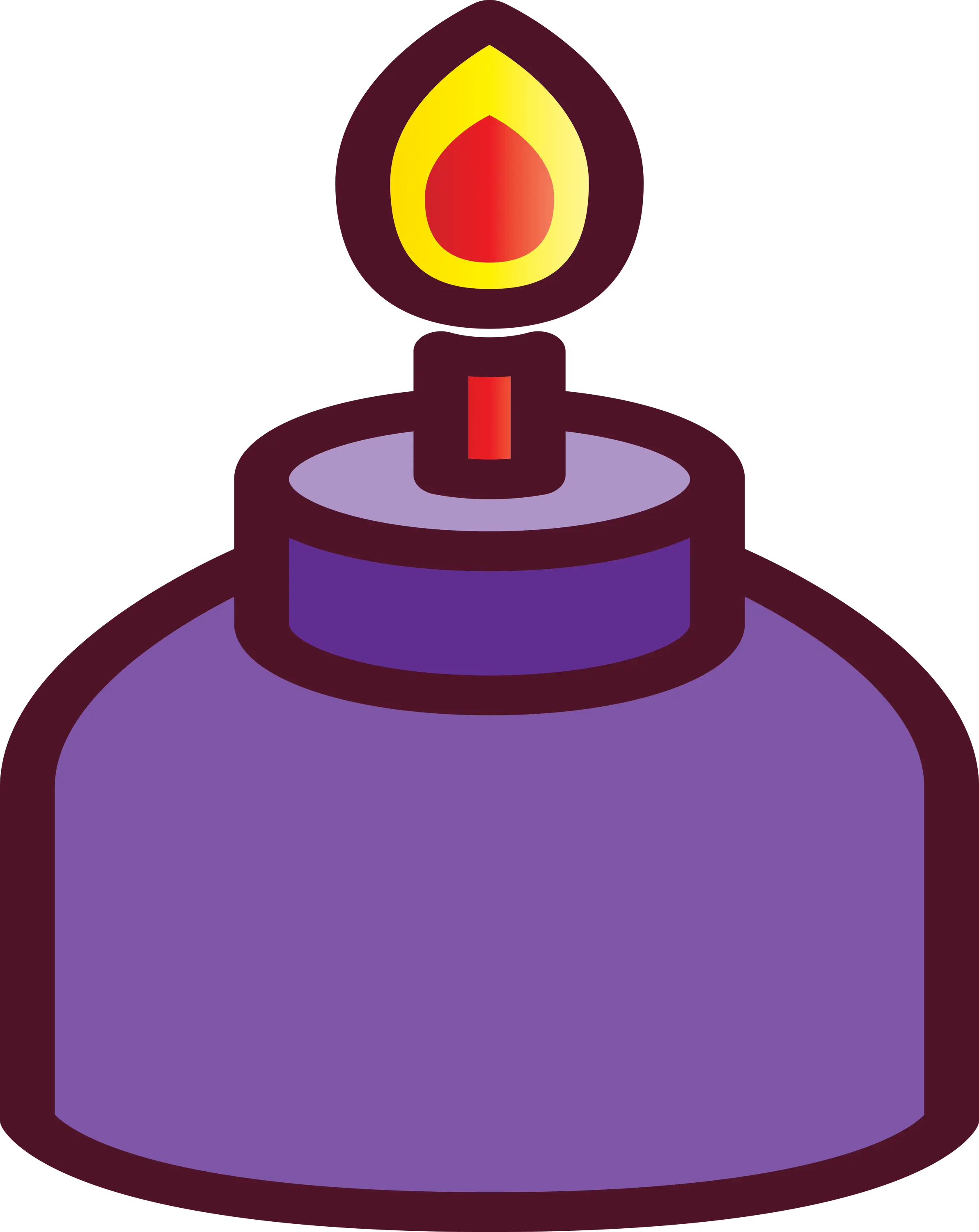 Minimal Oil Lamp Illustration