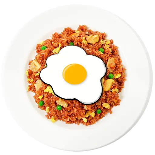 Fried Rice with Egg Topping