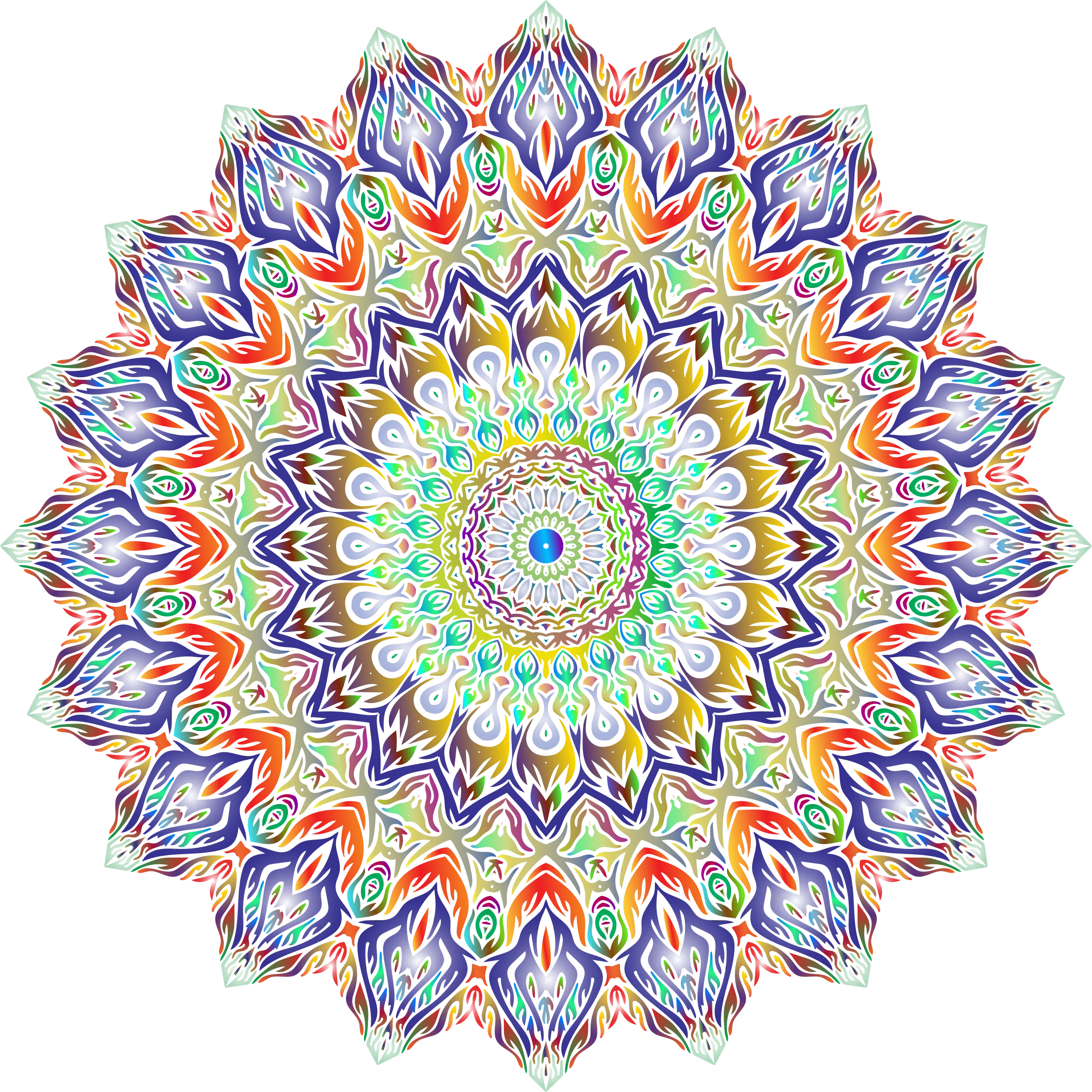 Colorful Decorative Mandala Art