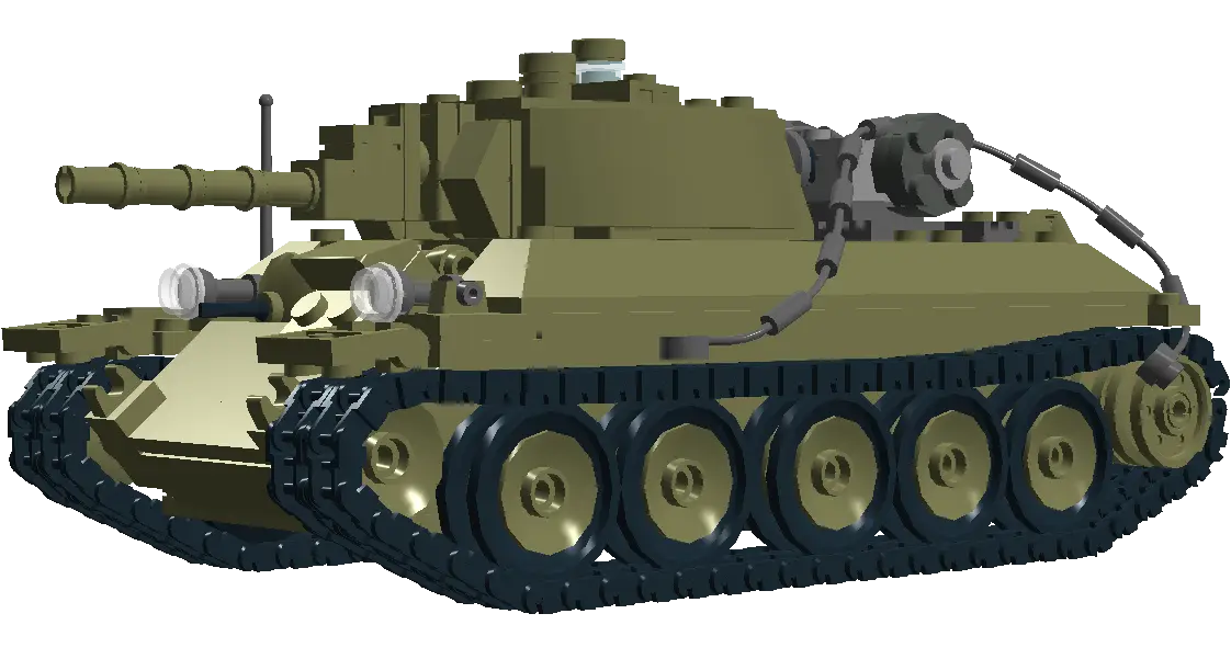 Green Military Tank