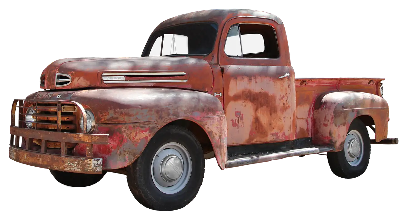 Vintage Rusty Pickup Truck