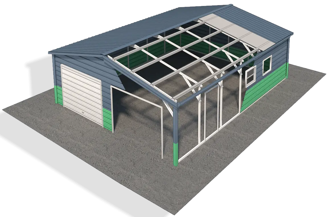 Metal Garage Structure