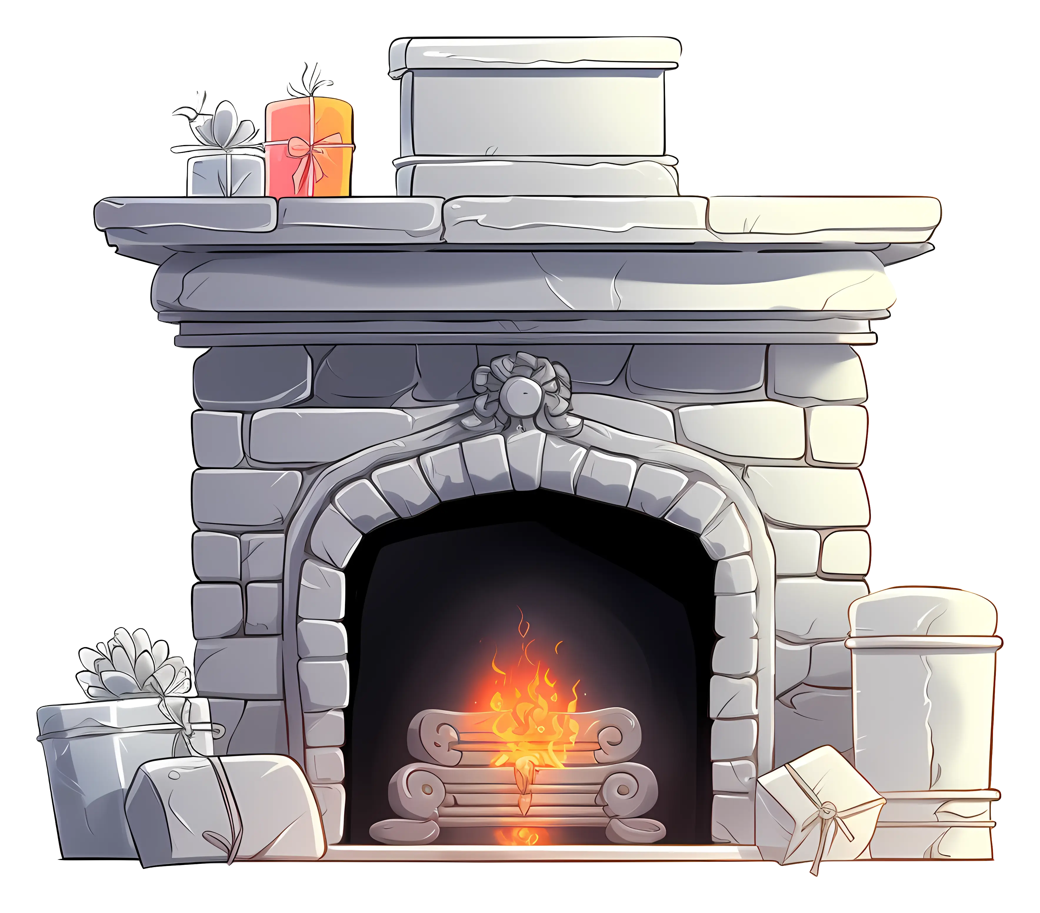 Cozy Fireplace with Mantel