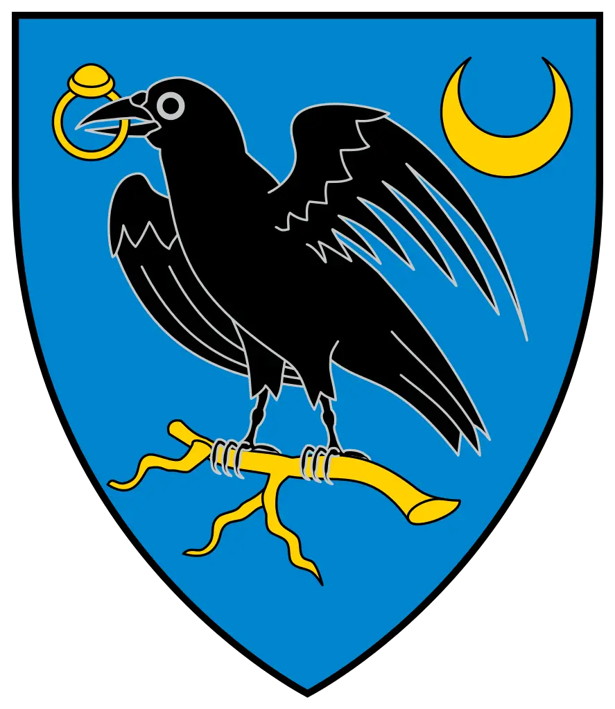 Raven Crest with Moon