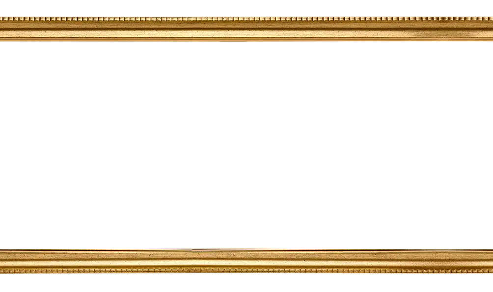 Golden Frame for Decorative Use