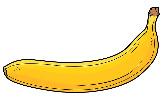 Bright Banana Illustration in Tropical Style