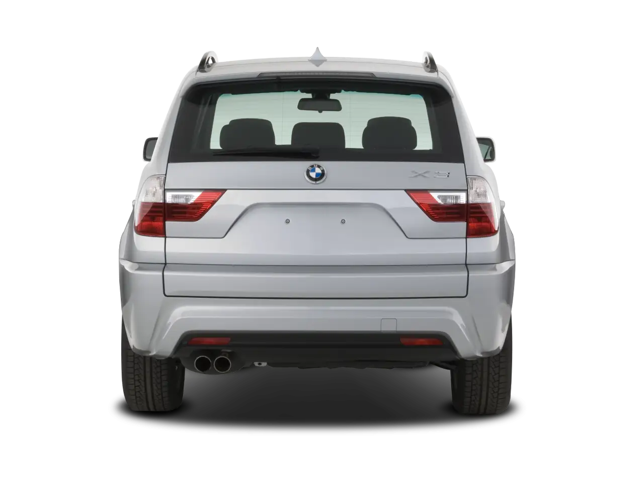Modern Car Rear View Illustration