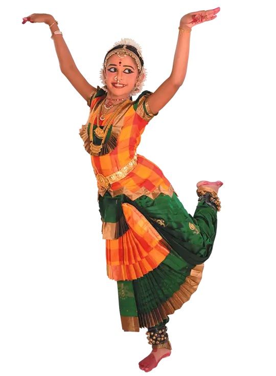 Traditional Indian Dancer in Costume