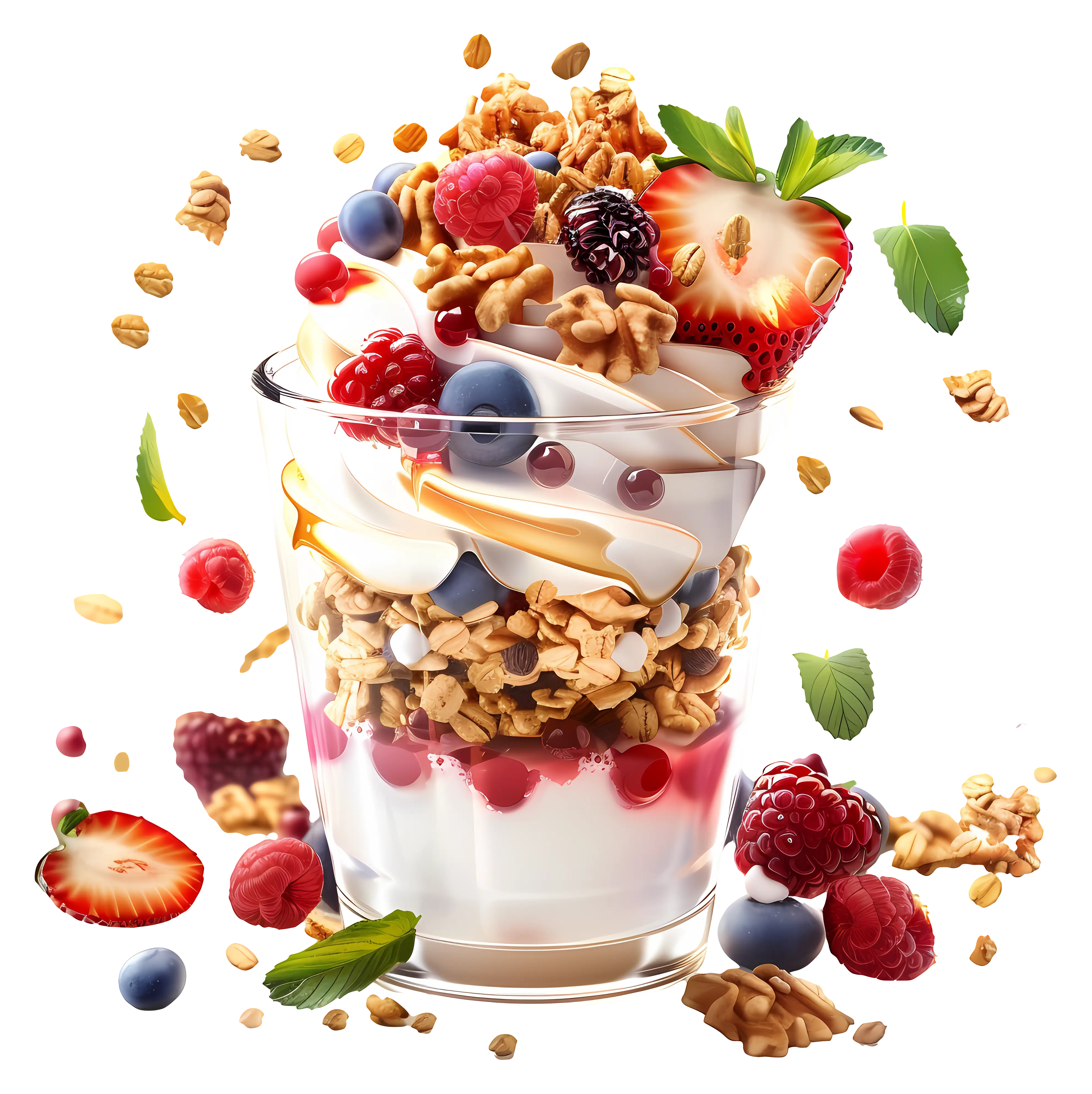 Yogurt Parfait with Berries