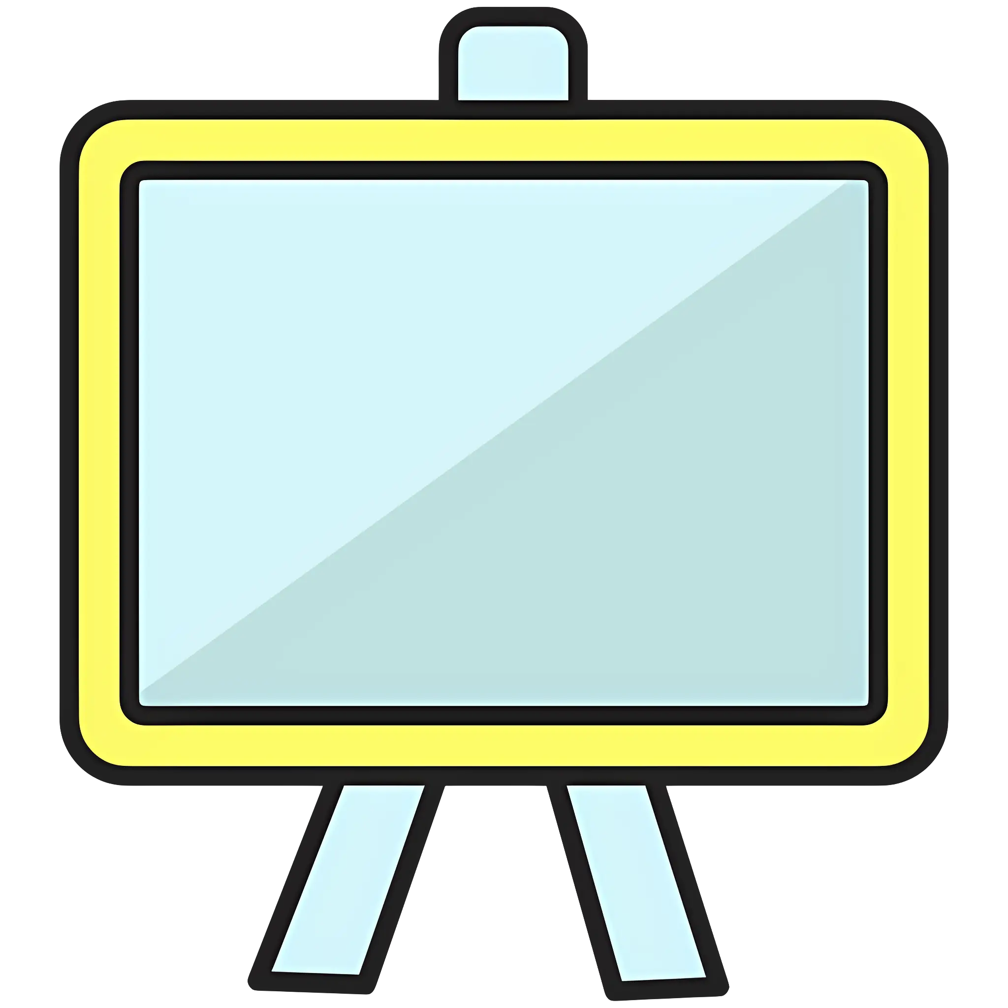 Blank Easel Board for Creative Art