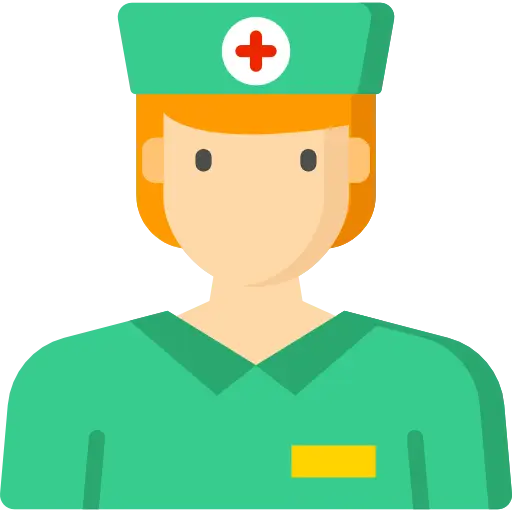 Cartoon Nurse Illustration for Healthcare Concepts