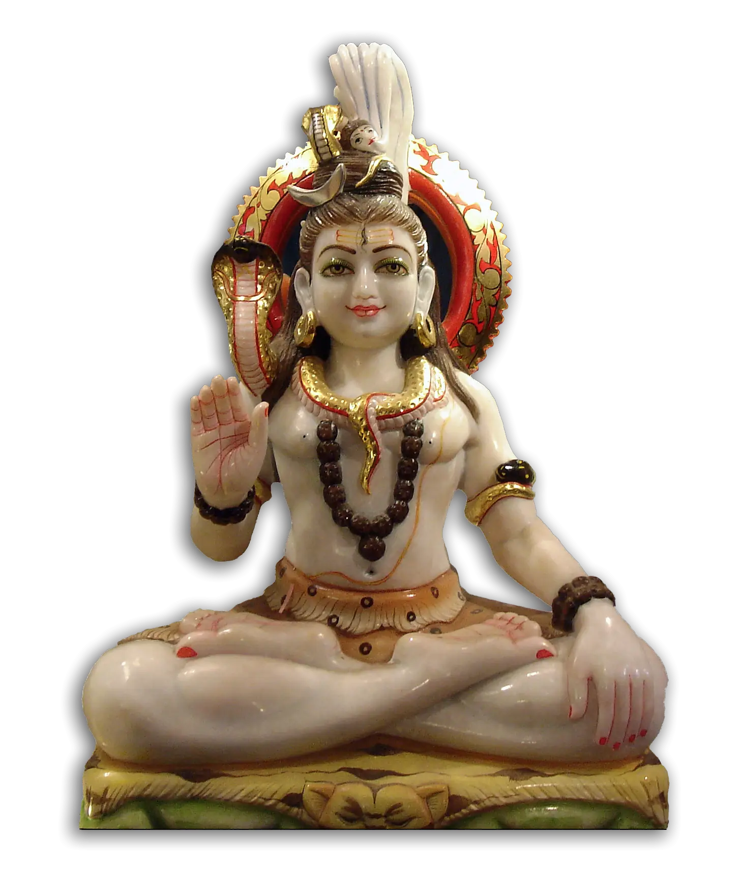 Shiva Statue in Meditation Pose